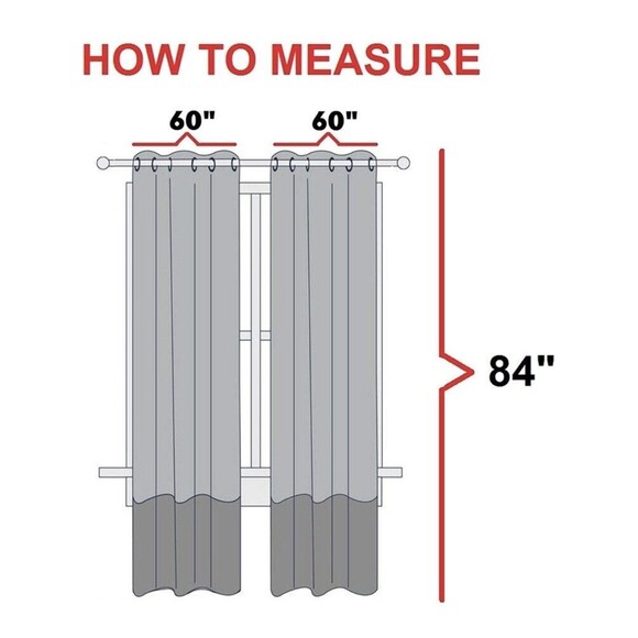 Sheer Window Curtains Drape Panels Treatment Sage Green Size 60"" x 84"" 2 Pcs - Picture 3 of 5